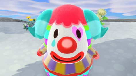 Pietro Acnh, Pietro Animal Crossing, Silly Clown, Clown Stuff, Discord Nitro, Animal Crossing Characters, Animal Crossing Villagers, Cutest Thing Ever, Laptop Wallpaper