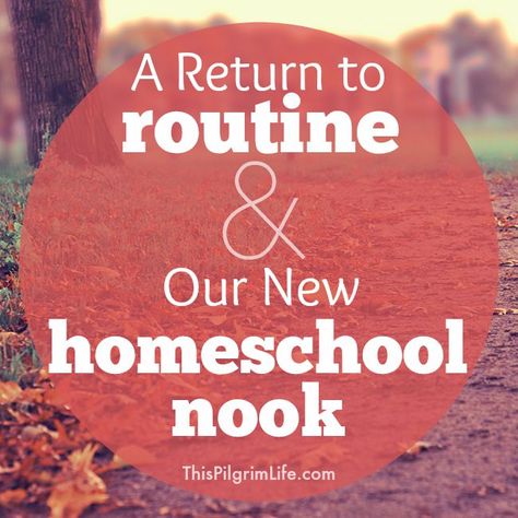 How this homeschool family is starting a new school routine and in a cute little homeschool nook tucked into the dining room! Homeschool Morning Routine, Homeschooling Multiple Ages, Peaceful Morning, Bible Verse Memorization, Homeschooling Tips, Homeschool Routine, Morning Activities, Music Practice, Homeschool Encouragement