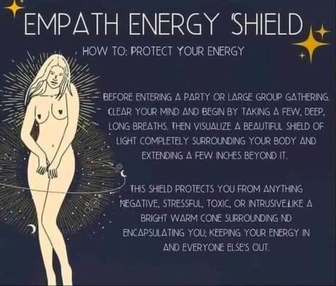 Empath Energy, Energy Shield, Art Spirituality, Intuitive Empath, Protect Your Energy, Witch Spirituality, Spiritual Journals, Witch Spell Book, Energy Healing Spirituality