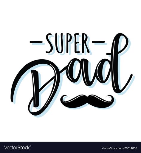 Poster Typography Design, Father Daughter Photos, Lettering Poster, Dad Crafts, Happy Father Day Quotes, Lettering Download, Miss You Dad, Poster Typography, Fathers Day Photo