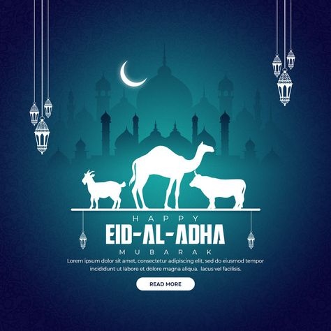 Eid Adha, Happy Eid Al Adha, Adha Mubarak, Eid Al-adha Mubarak, Eid Al Adha Mubarak, Happy Eid, Eid Al Adha, Social Media Banner, Instagram Story Template