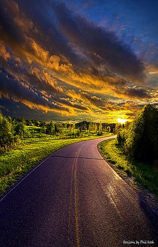 Just Around the Bend | Flickr - Photo Sharing! Around The Bend, Empty Road, Beautiful Roads, Scenic Roads, Encouraging Scripture, Beautiful Sky, Scripture Quotes, Fantasy Landscape, 그림 그리기