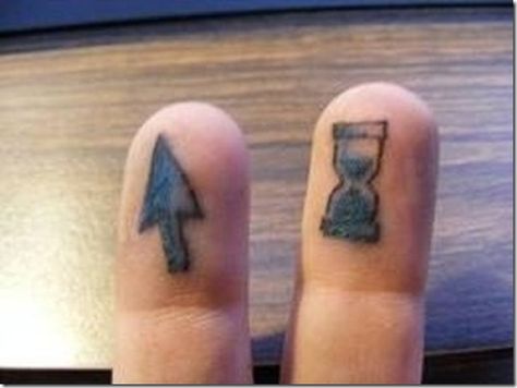 nerd-tattoos-stop-12 Geeky Tattoos, Nerd Tattoo, Hourglass Tattoo, Finger Tats, Love Winter, I Love Winter, Favorite Season, Finger Tattoos, Meaningful Tattoos