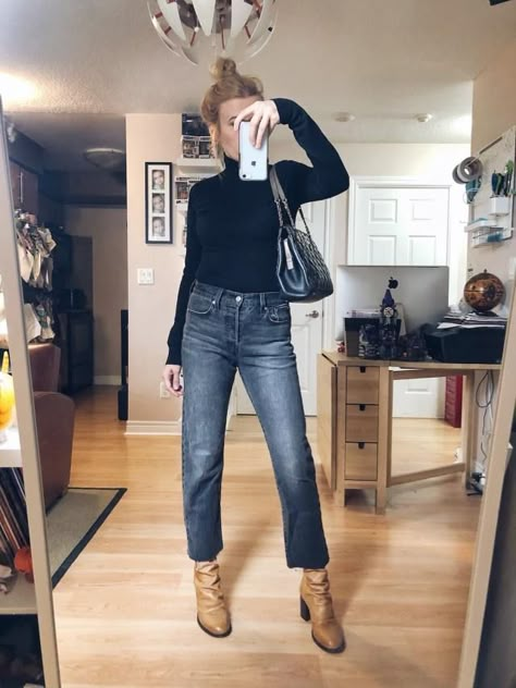 What I Wore This Week Straight Cropped Jeans Outfit, Cropped Jeans Outfit, Outfit Options, Jeans Outfit Winter, Lit Outfits, Winter Capsule Wardrobe, Straight Crop Jeans, Stockholm Sweden, Vienna Austria