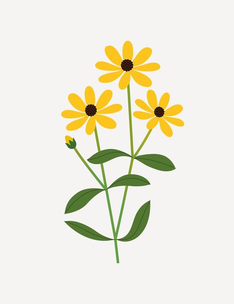 The Hepworth Wakefield - Sarah Abbott Paintbrush Illustration, Sarah Abbott, Flowers Illustration Art, Welcome Desk, Hepworth Wakefield, Plant Graphic, Flower Graphics, Easy Cartoon Drawings, Plant Drawing