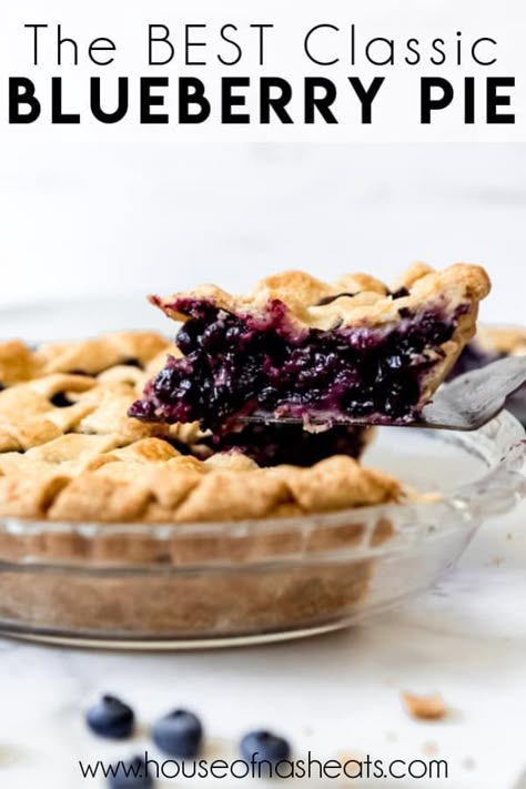 Best Blueberry Pie Recipe, Blueberry Pie Filling Recipes, Easy Blueberry Pie, Fresh Blueberry Pie, Blueberry Pie Recipe, Triple Berry Pie, Homemade Blueberry Pie, Pie Filling Recipes, Blueberry Pie Filling