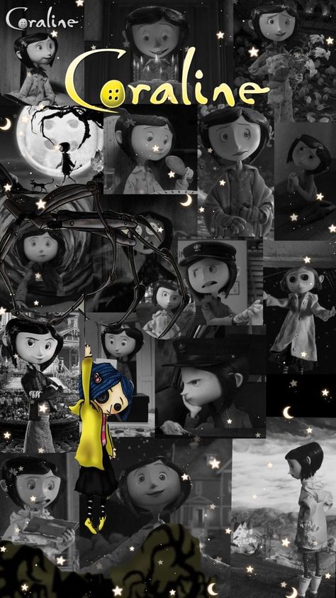 Coraline Lockscreen, Coraline And Wybie, Coraline Art, Coraline Aesthetic, Cute Backgrounds For Iphone, Halloween Wallpaper Backgrounds, Coraline Doll, Disney Characters Wallpaper, Coraline Jones