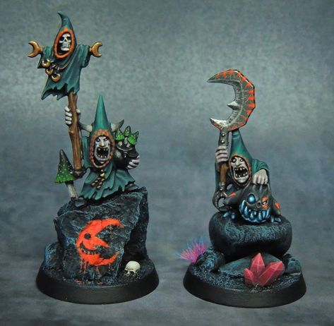 Warhammer Gloomspite Gitz, Gloomspite Gitz Paint Scheme, Orcs Warhammer, Rock Buddies, Wizard Miniatures, Gloomspite Gitz, Warhammer Figures, Warhammer Paint, Warhammer Aos