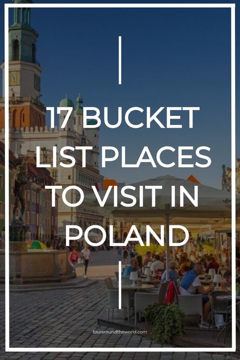 We share the best places to visit in Poland including the best cities in Poland to add to your travel itinerary and some of the must-see attractions in Poland too! Malbork Castle, Visit Poland, List Challenges, Poland Travel, Warsaw Poland, Central Europe, Best Cities, Holiday Destinations, Tourist Destinations