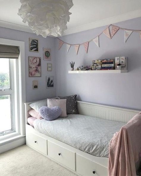 Ikea Deco, Daybed Bedroom, Day Bed Frame, Bed For Girls Room, Daybed Room, Teen Bedroom Designs, Ikea Bed, Real Homes, Cute Bedroom Ideas