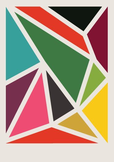 How many shapes do you remember? فنسنت فان جوخ, Geometric Shapes Art, Tableau Pop Art, Tableau Art, Shape Art, Nice Things, Art Abstrait, Geometric Designs, Geometric Art