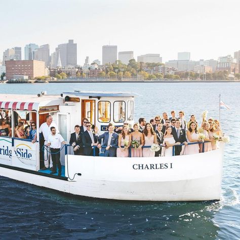 river boat wedding idea Wedding Entertainment Ideas, Martha Stewart Wedding, Wedding Massachusetts, Boston Wedding Venues, New York Theme, Wedding Tools, Boat Wedding, Entertainment Ideas, Elegant Couple