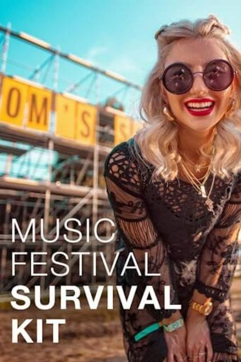 A blonde hair lady in a black lace dress smiles joyfully on a bright sunny summer day. Festival Hair Trends, Festival Survival Kit, Music Festival Hair, Festival Hair, Rock Concert, Modern Hairstyles, Best Music, Survival Kit, Hair Trends