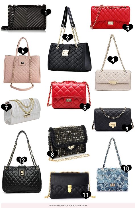 Chanel Inspired Bags Handbags, Chanel Bag Sizes, Chanel Bags 2022, Big Bags For Women Chanel, Ladies Side Bags, Most Expensive Bag, Most Expensive Chanel Bag, High Fashion Handbags, Fancy Clutch Purse