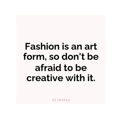 Find inspirational fashion quotes and captions for Instagram to express your unique style. Get creative with your captions and make your post stand out from the crowd! See all quotes and captions on https://metromag.com/fashion-captions/ Thrift Chic, Confidence Quotes For Women, Fashion Captions, Catchy Captions, Fashion Designer Quotes, Style Quotes, Advertising Quotes, Tiny Quotes, Therapy Quotes