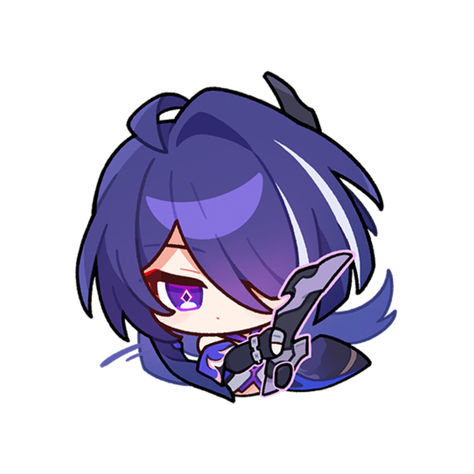 Acheron | Emoji | Honkai Star Rail Honkai Starrail Chibi, Hsr Emotes, Honkai Emotes, Acheron Chibi, Honkai Star Rail Emotes, Honkai Star Rail Acheron, Acheron Pfp, Acheron Fanart, Hoyoverse Characters