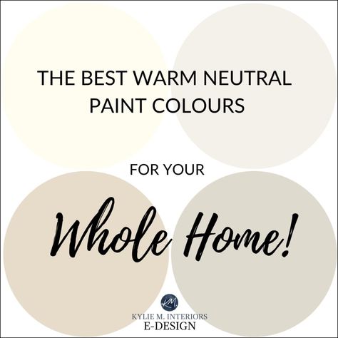 The Best 'Whole Home' SW WARM Neutral Paint Colors: 1. Canvas Tan SW 7567 2. Creamy SW 7012 3. Accessible Beige SW 7036 4. Balanced Beige SW 7037 5. Kilim Beige SW 6106 Best Neutral Sw Paint Colors, Creamy Paint Colors Sherwin Williams, Best Neutral Tan Paint Colors, Sw Cream Paint Colors, Paint Colors That Go With Accessible Beige, Sw Tan Paint Colors, Best Creamy Beige Paint Colors, Canvas Tan Sherwin Williams Living Rooms, Creamy Tan Paint Colors