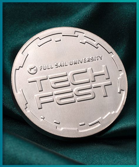 So much of business these days is virtual - which makes physical gifts like challenge coins all the more meaningful. Read more about how Full Sail is using custom challenge coins here!

#SignatureCoins #Signature #FullSail #TchFest University Challenge, 10 Days Left, Full Sail University, Custom Challenge Coins, Full Sail, Custom Coins, Coin Design, Free Artwork, Stem Science