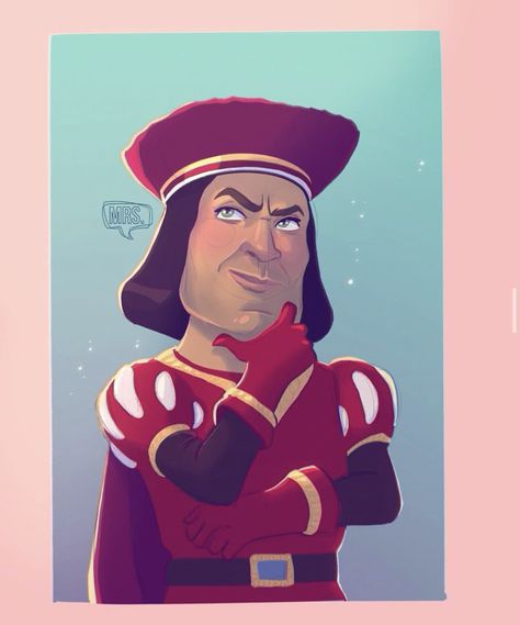 mrs.anniemation - Shrek Lord Farquaad Shrek Lord Farquaad, Lord Farquaad, Canvas Painting Designs, Shrek, Illustration Artists, Movie Art, Paint Designs, Dreamworks, Movies Showing