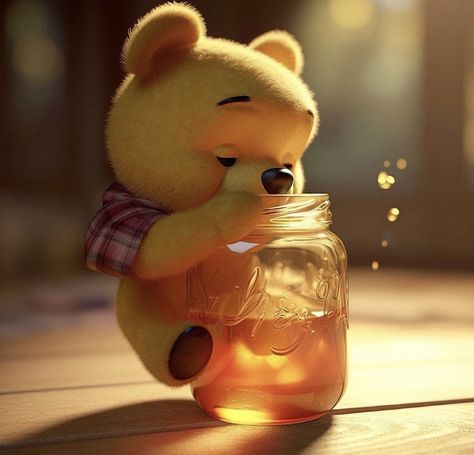 #pooh #poohbear #cute #cartoon Pooh Pictures, Baby Disney Characters, Winnie The Pooh Pictures, Cute Winnie The Pooh, Teddy Bear Pictures, Cute Disney Pictures, Winnie The Pooh Friends, Cute Animal Clipart, Cute Animal Drawings Kawaii