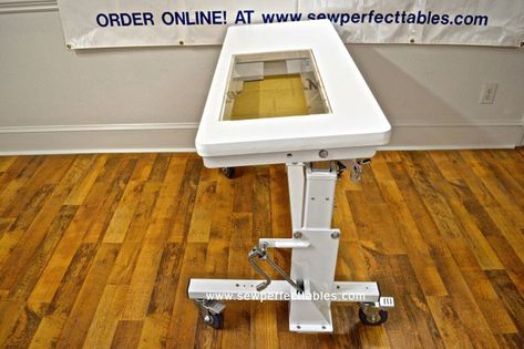 Sewing Tables: Sew Perfect Dream Table Quilting Rooms, Craft Armoire, Sewing Gadgets, Quilt Sewing Room, Sewing Tables, Diy Sewing Table, Tilt Table, Crafting Room, Quilt Room