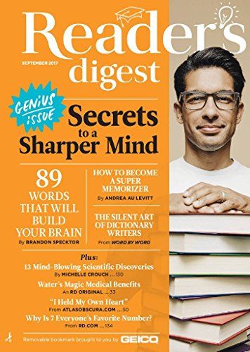 Get 10 issues for only $1.80 each. September 16 2019 at 12:29AM. Amazon Goldbox Deals. #Shopping #Deals #USA #Discount Trivia Time, Amazon Tribe, Natural Face Cleanser, Information Overload, Amazon Discounts, Scientific Discovery, Readers Digest, Digital Text, Magazine Subscription