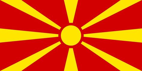 Macedonia Macedonia Flag, Rising Sun Flag, Republic Of Macedonia, Balkan Peninsula, Alexander The Great, Flags Of The World, State Flags, Dog Show, National Flag