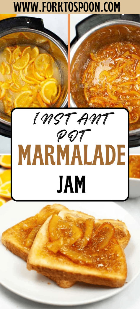 Instant Pot Marmalade, Crockpot Orange Marmalade Recipe, Easy Orange Marmalade Recipe, Orange Marmalade Recipes, How To Make Orange Marmalade, Orange Marmalade, Marmelade Recipe, Homemade Orange Marmalade Recipe, Homemade Marmalade