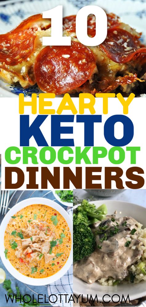 Keto Slow Cooker Recipes, Foods To Eat On Keto, Keto Slow Cooker, Keto Crockpot, Keto Crockpot Recipes, Keto Diet Foods, List Of Foods, Crockpot Dinners, Keto Pizza