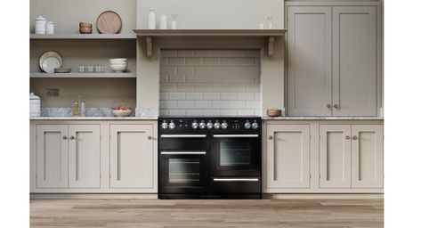 Nexus 110 Dual Fuel Stove Alcove Kitchen, Kitchen With Chimney, Range Alcove, Alcove Kitchen, Stove Alcove, Range Cooker Kitchen, Latest Kitchen Ideas, Black Range Cooker, France Kitchen