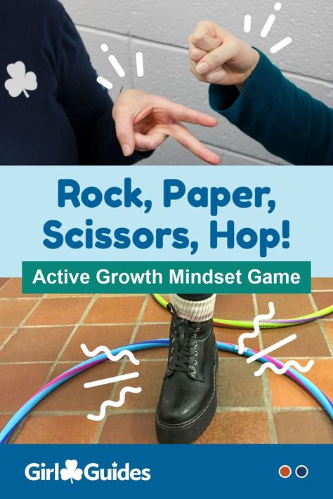 Shake it off! Kids will learn to bounce back from disappointment and try again with this rock-paper-scissors racing game. Growth Mindset Game, Brownie Guides, Outside Games, Beginning Of Year, Outside Activities, Rock Paper Scissors, Bounce Back, Paper Scissors, Shake It