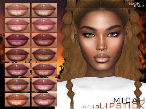 Sims 4 Lipstick, Sims 4 Cc Eyes, Sims 4 Tsr, Sims 4 Challenges, Girls Lipstick, Sims Baby, The Sims 4 Skin, Nikki Sims, Makeup Cc