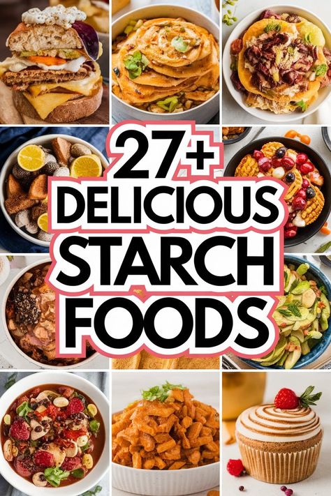 Transform your meals with a variety of tasty starch foods that are sure to delight your taste buds. From warm potatoes and fluffy rice to sweet corn and nutty quinoa. this list offers options perfect for any dish. Let’s make mealtime exciting with these delicious side dishes and hearty staples! https://ostrali.com/starch-foods Side Starch Dishes, Starch Sides For Dinner, Side Dishes Starch, Starches Food List, Recipes Of Starch And Cereal Dishes, Cereal And Starch Dishes, Starch Side Dish, Meals List, Starch Sides