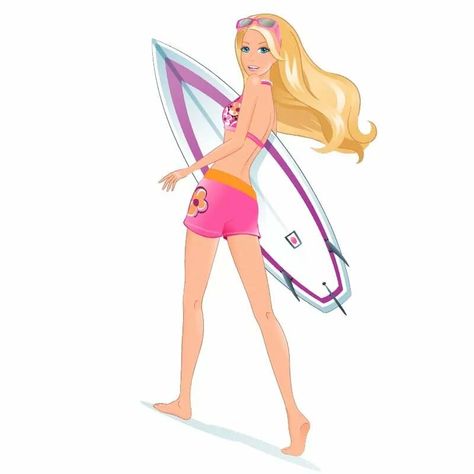 Barbie Beach Birthday Party, Barbie Malibu Birthday Party, Barbie Beach Party, Gateau Baby Shower Garcon, Bubblegum Goth, Barbie Pool, Barbie Png, Barbie Pool Party, Barbie Malibu