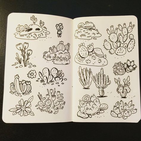 Desert Theme, Bible Drawing, Line Artwork, Desert Flowers, Muse Art, Bullet Journal Notebook, Desert Art, Bullet Journal Design Ideas, Bullet Journal Themes