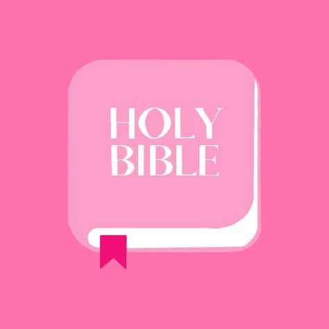 Pink Bible App Icon, Pink Bible Icon, Bible App Icon, Bible Icon, Apps Aesthetic, App Aesthetic, Ipad Layout, Ipad Organizer, Ipad Ideas