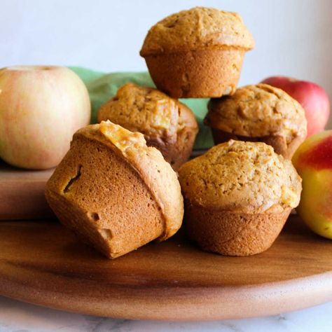 Apple Pumpkin Muffins, Muffins With Apples, Soft Muffins, Pumpkin Apple Muffins, Fall Recipes Breakfast, Pumpkin Roll Cake, Apple Muffin Recipes, Pumpkin Tarts, Apple Pumpkin