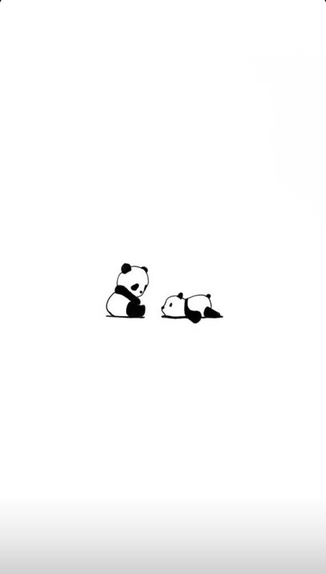 Visualise Quote, Cute Panda Drawing Easy, Drawing Easy Cartoon, Panda Drawing Easy, Tattoo Panda, Cute Panda Drawing, Cute Panda Cartoon, Tato Minimal, Easy Cartoon