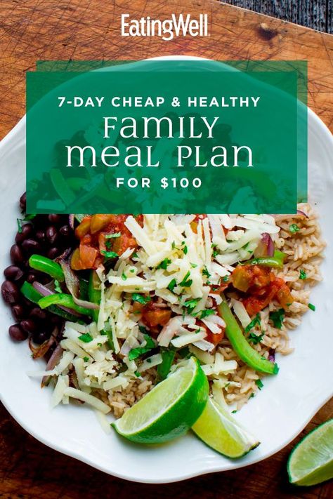 Eating Healthy On A Budget For Family, Healthy Homestyle Meals, Healthy Weekly Meal Plan Families, Cheap Healthy Family Meals, Cheap Healthy Meal Plan, Inexpensive Healthy Meals, Weekly Meal Plan Family, Affordable Meal Plans, Healthy Menu Plan