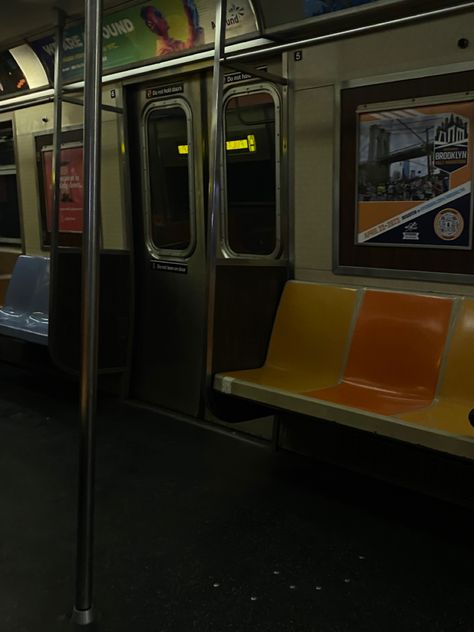 Nyc at night Subway Station Aesthetic, Nyc Subway Aesthetic, Nyc At Night, Nyc Night, Nyc Subway, At Night, York City, New York City, Books