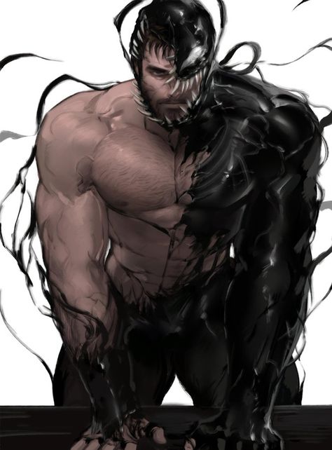 Symbiotes Marvel, Venom Art, Venom Comics, Marvel Venom, Queer Art, Marvel Comics Art, Monster Design, Fantasy Warrior, Spiderman Art