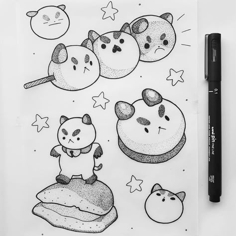 Bee And Puppycat Tattoo Ideas, Bee And Puppy Cat Tattoo, Bee And Puppycat Tattoo, Pompompurin Tattoo, Puppycat Tattoo, Bee And Puppycat Aesthetic, Aster Tattoo, Doodle Space, Bee Puppycat