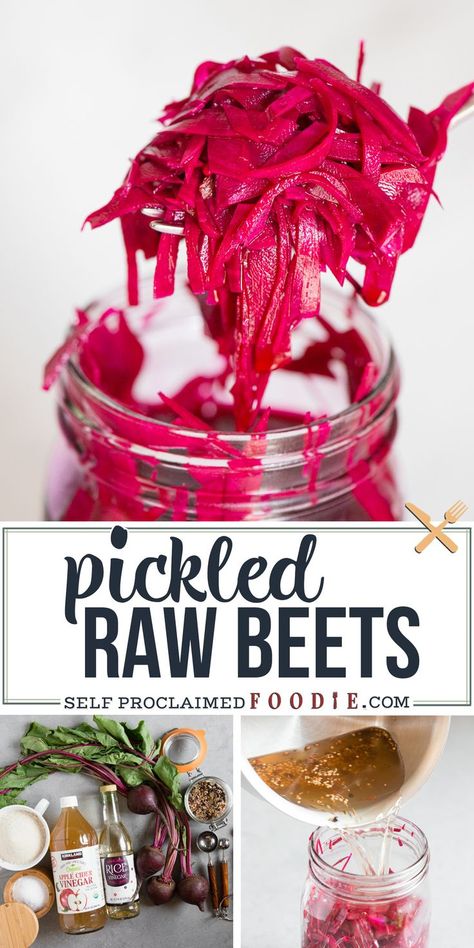 Pickling Beetroot, Delish Vegetables, Beet Pickles, Pickling Veggies, Fermented Beets, Pickled Beetroot, Pickled Recipes, Healthiest Vegetables, Quick Pickle Recipe