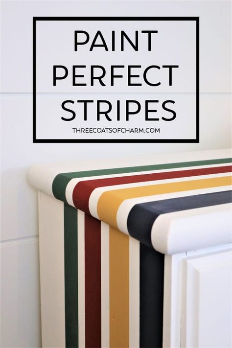 Hudson Bay Bedroom, How To Paint Stripes On Furniture, Painting Stripes On Furniture, Striped Furniture Painted, Hudson Bay Decor, Hbc Stripes, Striped Furniture, Painting Laminate Furniture, Hudson Bay Blanket