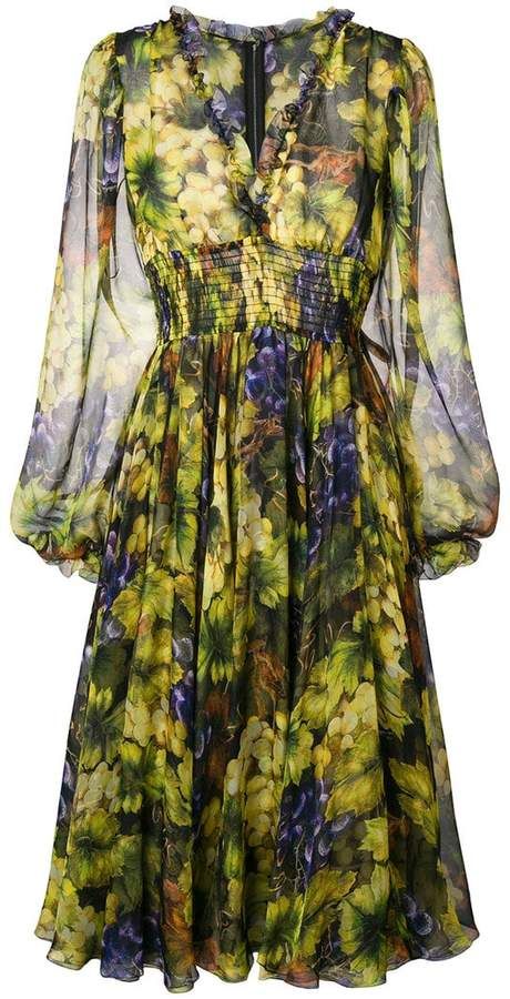 Grape Dress, Empire Line Dress, Fitting Skirt, Silk Chiffon Dress, Dolce Gabbana Dress, Chiffon Midi Dress, Line Dress, Looks Vintage, Silk Chiffon