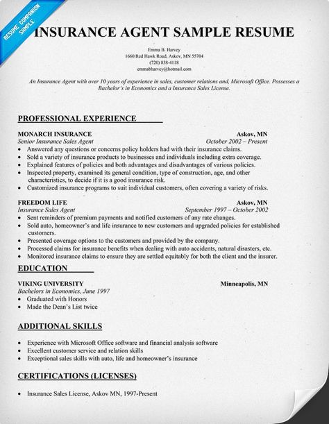 insurance underwriter resume samples | Insurance Agent Resume Sample Resume Portfolio, Customer Service Resume, Job Resume Samples, Resume Objective Examples, Sales Resume, Insurance Sales, Executive Resume, Resume Objective, Manager Resume