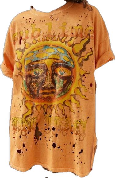 URBAN OUTFITTERS OVERSIZED SUBLIME SHIRT (S/M) Urban Outfitters Tshirt, Oversized T Shirt Dress, Graphic Tee Dress, Sublime Shirt, Urban Dresses, Urban Outfitters Dress, Urban Outfitters Women, Hippie Outfits, Urban Outfitters Tops