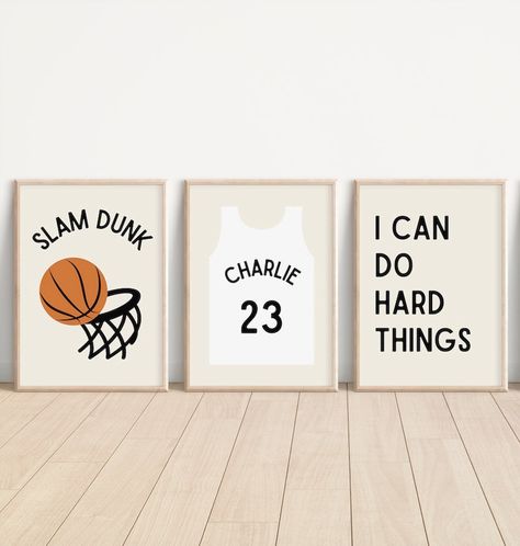 Digital Download Personalized Name Basketball Poster Sport - Etsy Basketball Toddler Room, Toddler Sports Bedroom, Boy Room Toddler, Boy Room Kids, Boys Basketball Room, Nursery Baby Boy Room, Sport Nursery, Basketball Nursery, Basketball Themed Bedroom