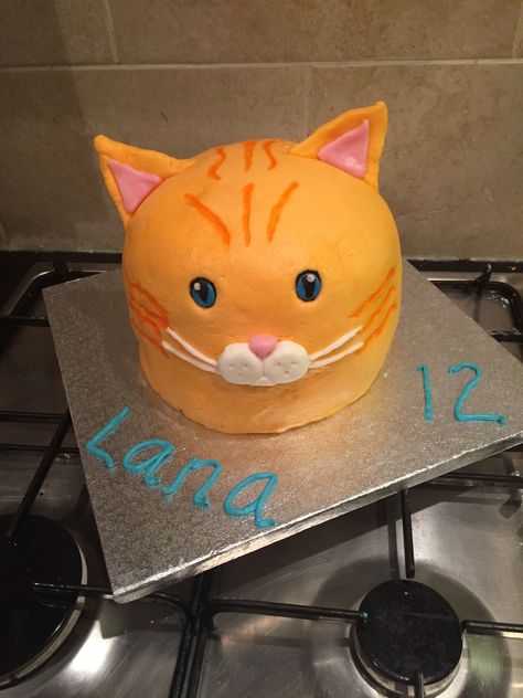 Ginger cat cake Ginger Cat Cake, Ginger Cat, Cat Cake, Ginger Cats, Pikachu, Ginger, Cake