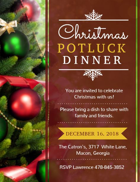 Christmas Potluck Dinner Invitation Poster Idea Holiday Party Potluck, Potluck Invitation Template, Christmas Party Potluck, Holiday Brunch Invitations, Potluck Invitation, Holiday Luncheon, Christmas Potluck, Invitation Poster, Potluck Ideas